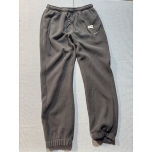 Nike Fleece Joggers Womens Medium Black New